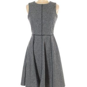 H&M Gray Fit and Flare Dress- Size 12